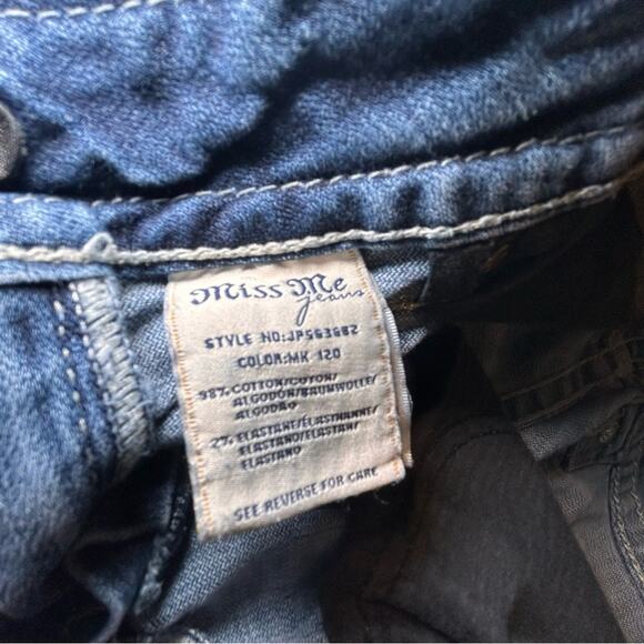 MISS ME VINTAGE 28x31 SUNNY BOOT CUT GIRLS WOMEN'S DENIM FADED DISTRESSED JEANS - Picture 6 of 12